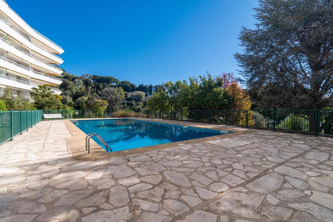 Studio Terrasse - Piscine- Tennis Cannes Bagian luar foto